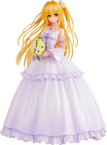 To Love-Ru Darkness PVC Szobor 1/7 Golden Darkness Wedding Dress Ver. 23 cm