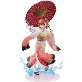   A Certain Scientific Railgun T Szobor 1/7 Mikoto Misaka Furisode Kimono Ver. 28 cm