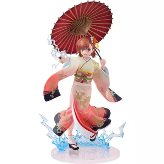   A Certain Scientific Railgun T Szobor 1/7 Mikoto Misaka Furisode Kimono Ver. 28 cm