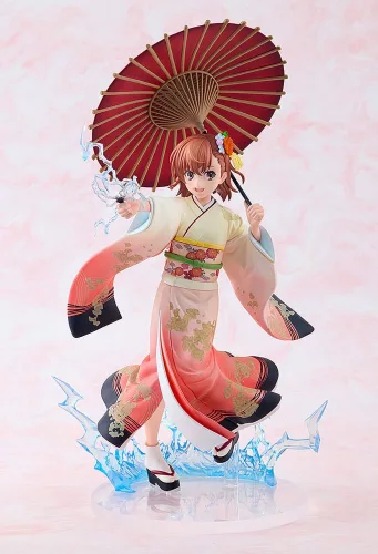 A Certain Scientific Railgun T Szobor 1/7 Mikoto Misaka Furisode Kimono Ver. 28 cm