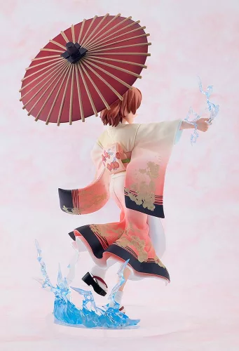 A Certain Scientific Railgun T Szobor 1/7 Mikoto Misaka Furisode Kimono Ver. 28 cm