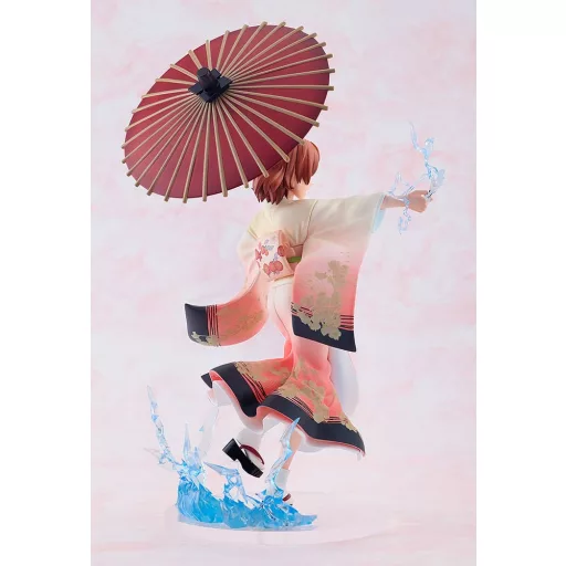 A Certain Scientific Railgun T Szobor 1/7 Mikoto Misaka Furisode Kimono Ver. 28 cm