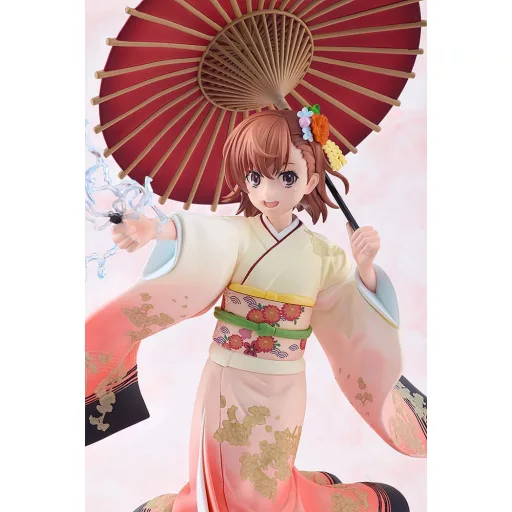A Certain Scientific Railgun T Szobor 1/7 Mikoto Misaka Furisode Kimono Ver. 28 cm