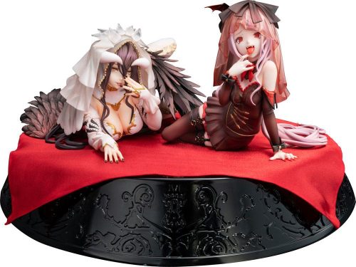 Overlord IV PVC Szobors 1/7 Albedo & Shalltear: Bride Ver. 9 - 11 cm