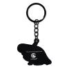 Chainsaw Man Rubber Keychain Pochita Sitting