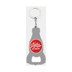 Fallout Keychain with Bottle Opener Nuka Cola Logo