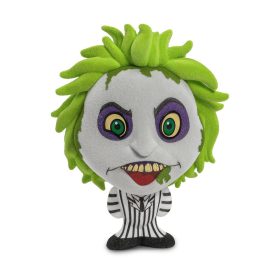   Beetlejuice Beetlejuice Bhunny Flocked Vinyl Figure Beetlejuice Striped Suit 10 cm
