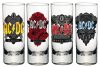 AC/DC Shotglass 4-Pack Black Ice