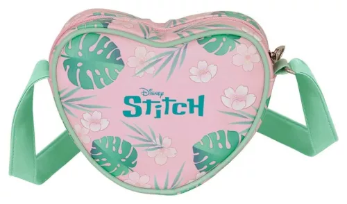 Lilo & Stitch Casual Heart Crossbody Bag Hug Pink