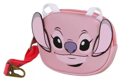 Lilo & Stitch Pill Coin Purse Angel Face Pink