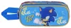 Sonic - The Hedgehog 3D Double Pencil case SEGA Go Blue