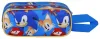Sonic - The Hedgehog 3D Double Pencil case SEGA Go Blue