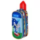 Sonic - The Hedgehog 3D Double Pencil case SEGA Unstoppable Blue
