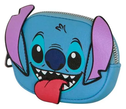 Lilo & Stitch Pill Coin Purse Tongue Blue