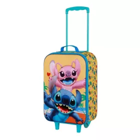   Lilo & Stitch Soft 3D Trolley Suitcase Stitch Ocean Blue 52 cm