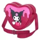 Sanrio Casual Heart Shoulder Bag Kuromi Cherry