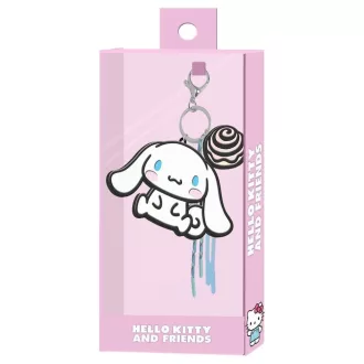 Sanrio Charm Keyring Cinnamoroll Face