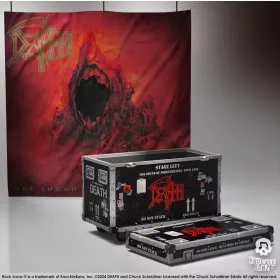   Death Rock Ikonz On Tour Road Case Statue + Stage Backdrop Set The Sound of Perseverance Tour 1998