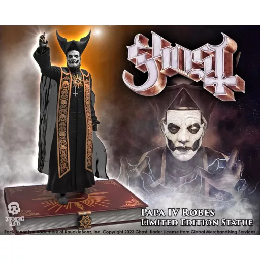 Ghost Rock Iconz Statue 1/9 Papa Emeritus IV (Black Robes) 22 cm