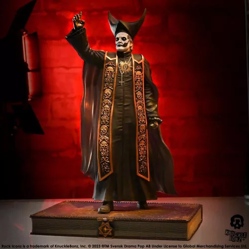 Ghost Rock Iconz Statue 1/9 Papa Emeritus IV (Black Robes) 22 cm
