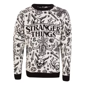 Stranger Things Sweatshirt Christmas Jumper Collage Size S