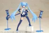 Frame Arms Girl x Hatsune Miku Plastic Model Kit Frame Music Girl Snow Miku Another Color Ver. 15 cm