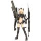 Frame Arms Girl Shimada Humikane Art Works II Plastic Modell Készlet Artynia 16 cm