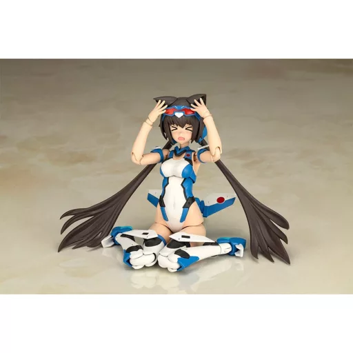 Frame Arms Girl Plastic Modell Készlet Stylet Swimsuit Blue Impulse Color Ver. 16 cm