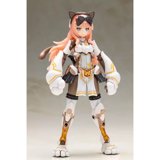 Frame Arms Girl Plastic Model Kit Durga I Cat Armor Ver. Calico 16 cm