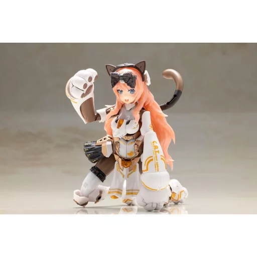 Frame Arms Girl Plastic Model Kit Durga I Cat Armor Ver. Calico 16 cm