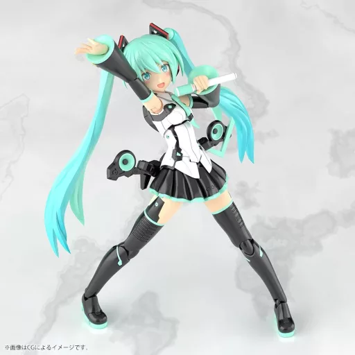 Frame Arms Girl Plastic Model Kit Grande Scale Frame Music Girl Hatsune Miku 25 cm