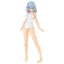 Frame Arms Girl Plastic Model Kit Mizuki School Swimsuits White Ver. 16 cm