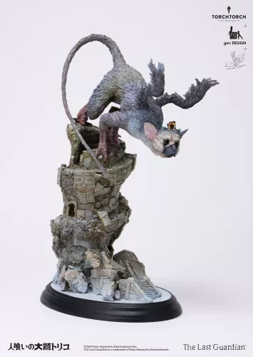 The Last Guardian Art Statue Trico by Akishi Ueda 50 cm