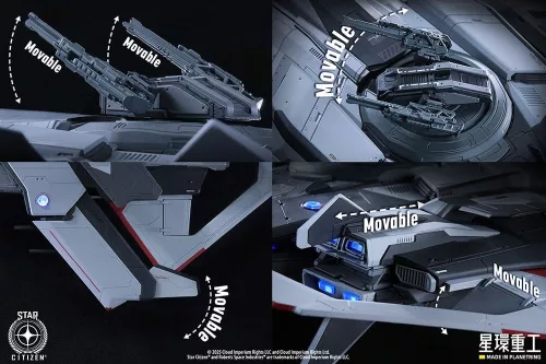 Star Citizen Pre-assembled Plastic Model Kit 1/100  Anvil F8C Lightning Pre-Assembled Finished Model Ver. 25 cm