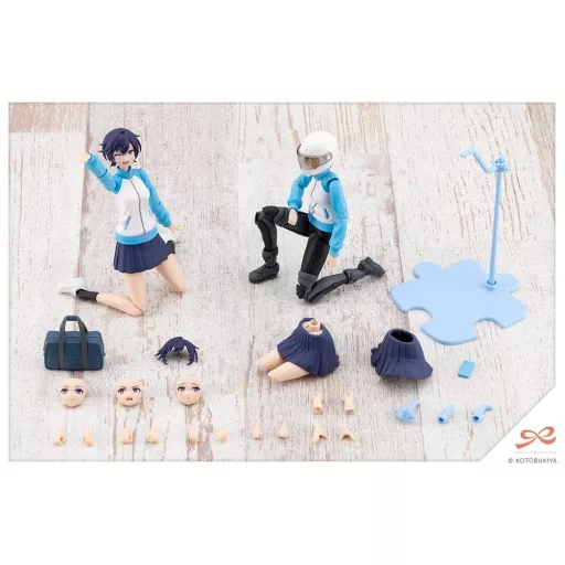 Sousai Shojo Teien Plastic Model Kit 1/10 Rui Saotome Touhou High School Tracksuit 16 cm