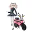 Sousai Shojo Teien Plastic Model Kit 1/10 Emma Koishikawa Nocturne with Honda AB12 Motocompo 14 cm