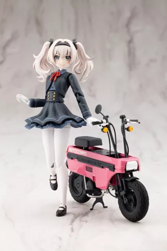 Sousai Shojo Teien Plastic Model Kit 1/10 Emma Koishikawa Nocturne with Honda AB12 Motocompo 14 cm