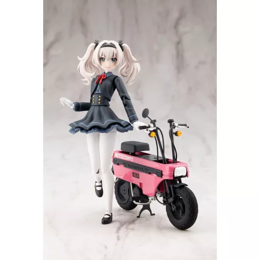 Sousai Shojo Teien Plastic Model Kit 1/10 Emma Koishikawa Nocturne with Honda AB12 Motocompo 14 cm