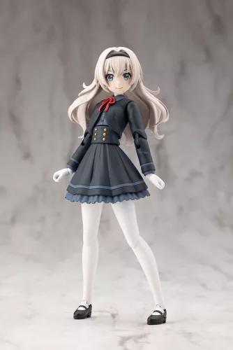 Sousai Shojo Teien Plastic Model Kit 1/10 Emma Koishikawa Nocturne with Honda AB12 Motocompo 14 cm