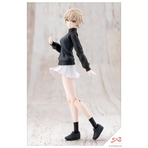 Sousai Shojo Teien Plastic Model Kit 1/10 Rui Saotome Touhou High School Tracksuit Dreaming Style Midnight Onyx 16 cm