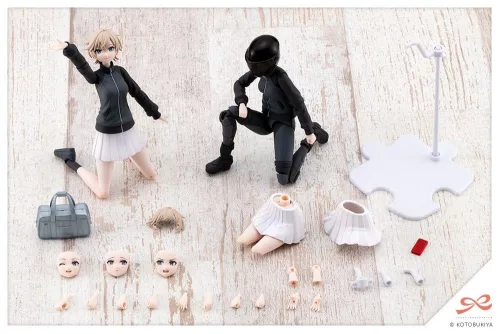 Sousai Shojo Teien Plastic Model Kit 1/10 Rui Saotome Touhou High School Tracksuit Dreaming Style Midnight Onyx 16 cm