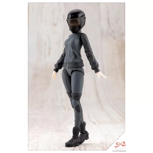 Sousai Shojo Teien Plastic Model Kit 1/10 Rui Saotome Touhou High School Tracksuit Dreaming Style Midnight Onyx 16 cm