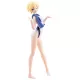 Sousaishojoteien Plastic Model 1/10 Rui Saotome Touou High School Competitive Swimsuit Dreaming Style White Dolphin 16 cm