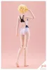 Sousaishojoteien Plastic Model 1/10 Rui Saotome Touou High School Competitive Swimsuit Dreaming Style White Dolphin 16 cm
