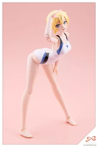 Sousaishojoteien Plastic Model 1/10 Rui Saotome Touou High School Competitive Swimsuit Dreaming Style White Dolphin 16 cm