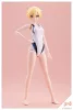 Sousaishojoteien Plastic Model 1/10 Rui Saotome Touou High School Competitive Swimsuit Dreaming Style White Dolphin 16 cm