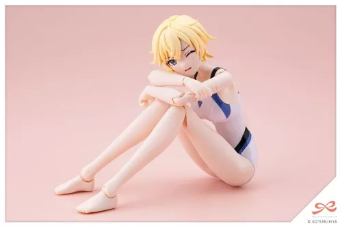 Sousaishojoteien Plastic Model 1/10 Rui Saotome Touou High School Competitive Swimsuit Dreaming Style White Dolphin 16 cm