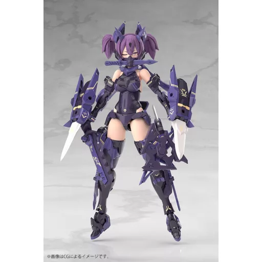 Megami Device Plastic Model Kit 1/1 Asra Ninja Kaname Shadow Edition Full Package 14 cm
