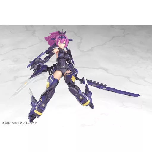 Megami Device Plastic Model Kit 1/1 Asra Archer Kizuna Shadow Edition Full Package 14 cm