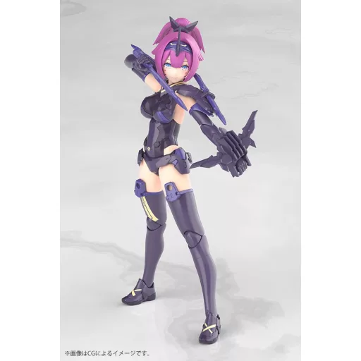 Megami Device Plastic Model Kit 1/1 Asra Archer Kizuna Shadow Edition Full Package 14 cm